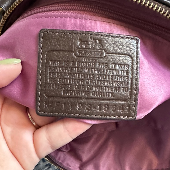 Coach Dark Brown Leather Men's Briefcase - Picture 2 of 4